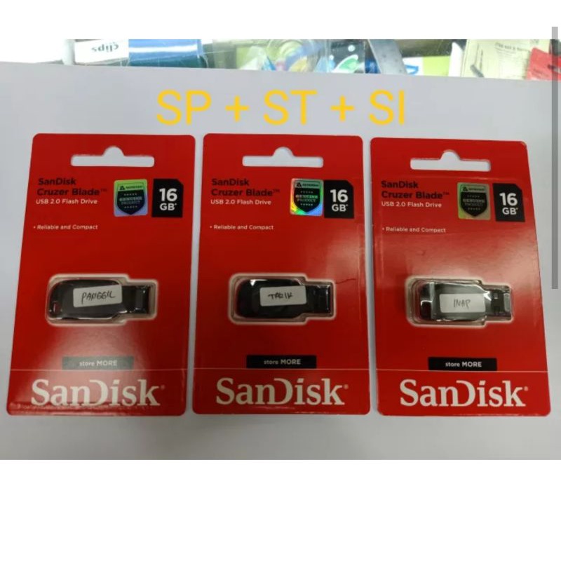 flashdisk suara walet SP ST SI  ( 3 flashdisk)