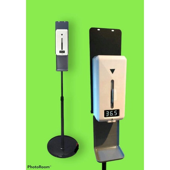 DISPENSER STAND HAND SANITIZER OTOMATIS STAND SPRAY WITH ADAPTOR BISA TALKINGB
