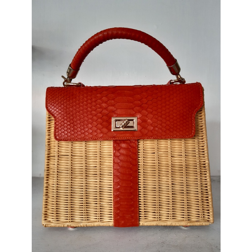 Handmade Handbag - Luxe Rattan//Tas Wanita - Handmade//Tas Anyaman Rotan - Wanita