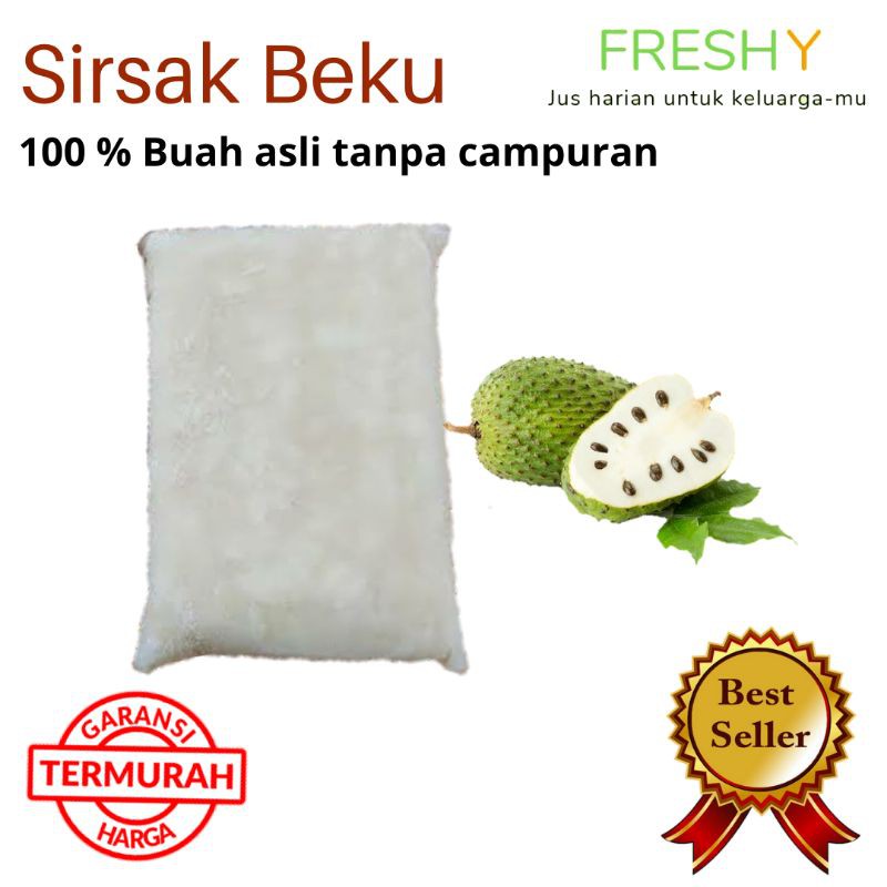 

Termurah Grosir Sirsak Beku asli 100% tanpa campuran 1000Gr / 1KG