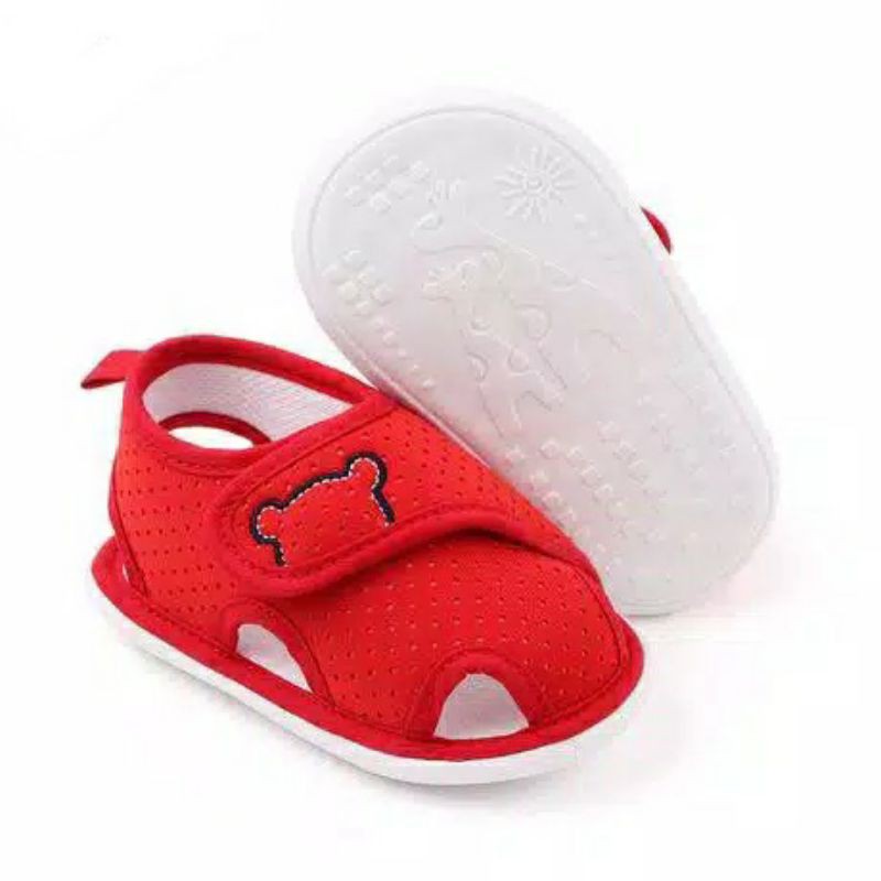 Sandal Sepatu Bayi Sendal Anak 6 12 18 Bulan 1 Tahun Prewalker Shoes Bear Baby Sandals Polos