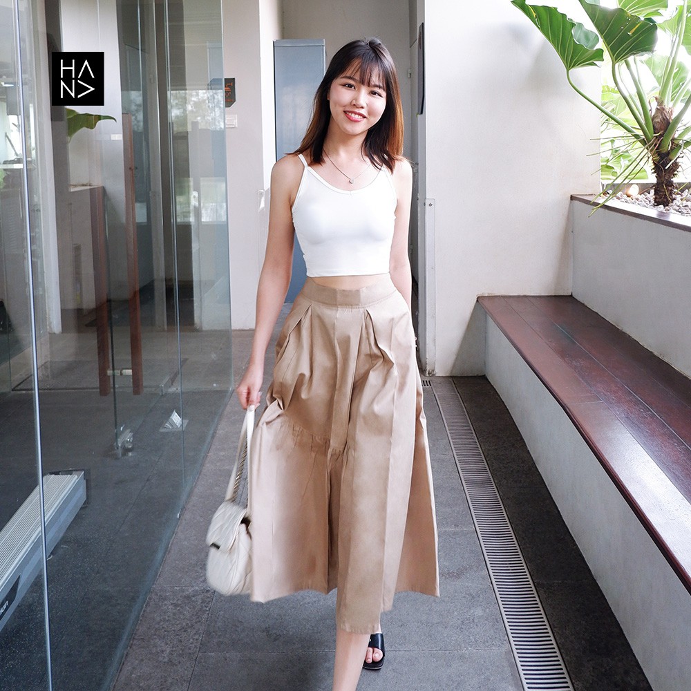 HanaFashion JKT - Casual Midi Skirt Rok Kerja - SK035