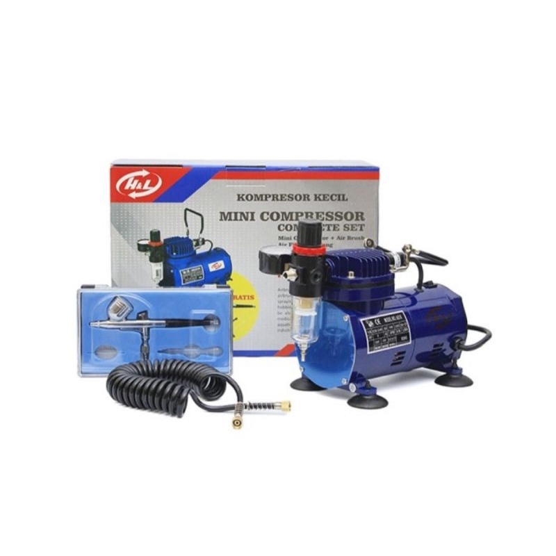 Kompresor Mini Set H&L AS18-2 - Mini Compresor Set H&L AS18-2