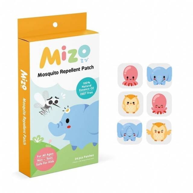 MIZO by NOKITO  Mosquito  Repellent Patch Sticker Anti Nyamuk Bayi