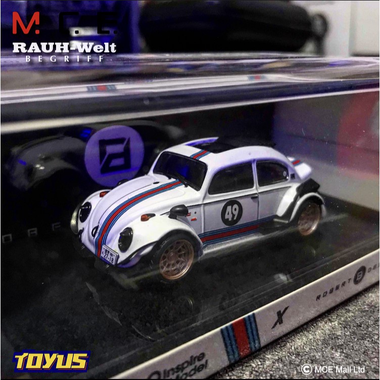 MCE - RWB BEETLE VW VOLKSWAGEN RED BBLUE STRIPES  - Rauh Welt Begriff
