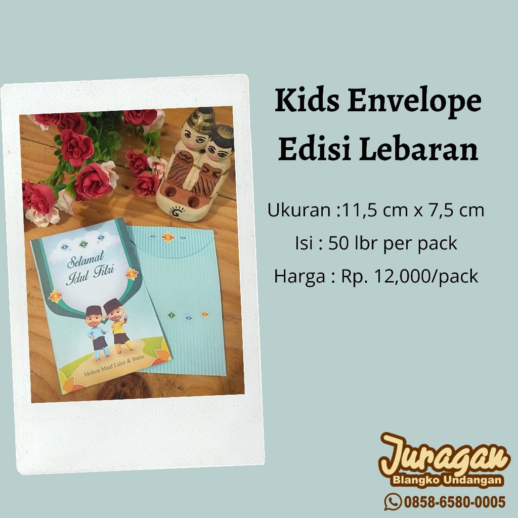 

AMPLOP LEBARAN - KIDS ENVELOPE KODE 1