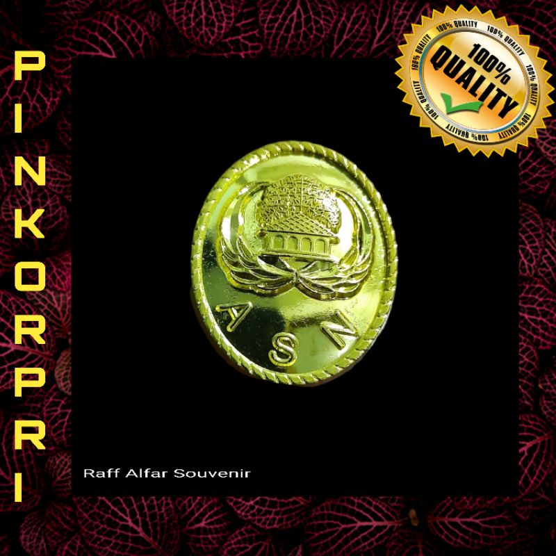 PIN KORPRI ASN MODEL PREMIUM ☆ KORPRI ASN OVAL
