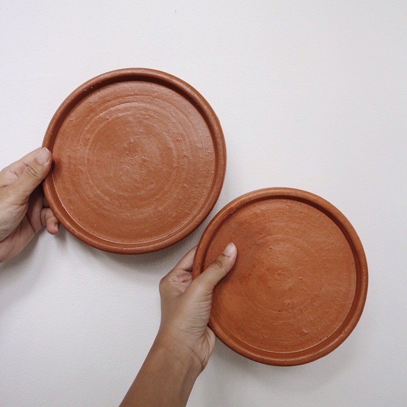 Tatakan Pot, Tatakan Pot Terracotta, Tatakan Teracota, Terakota,Tatakan Pot Coklat, Tatakan