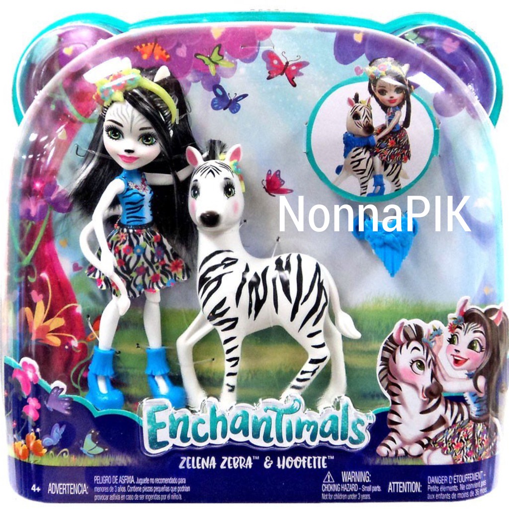 Enchantimals Zelena Zebra™ Doll &amp; Hoofette Figure