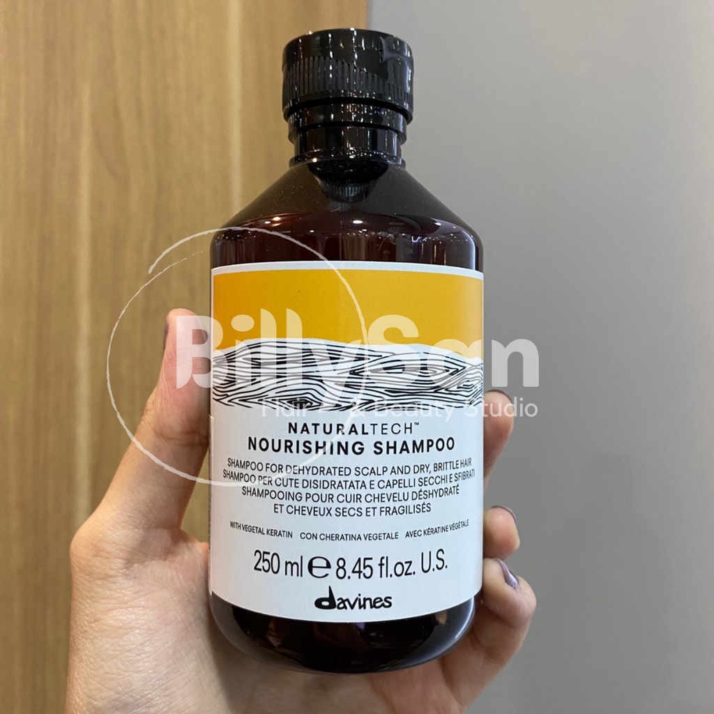 

Davines NATURALTECH NOURISHING Shampoo 250ml. Rambut Kering & Rusak