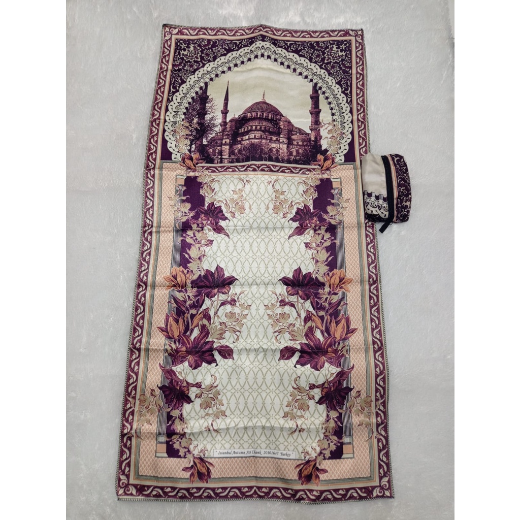 Makkah Sajadah Travel Jumbo sejadah traveling pouch souvenir Umroh pernikahan