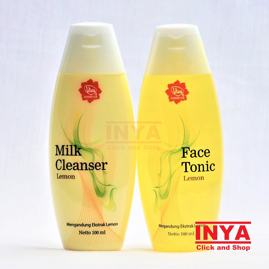 VIVA MILK CLEANSER AND FACE TONIC 100ml - Pembersih Wajah