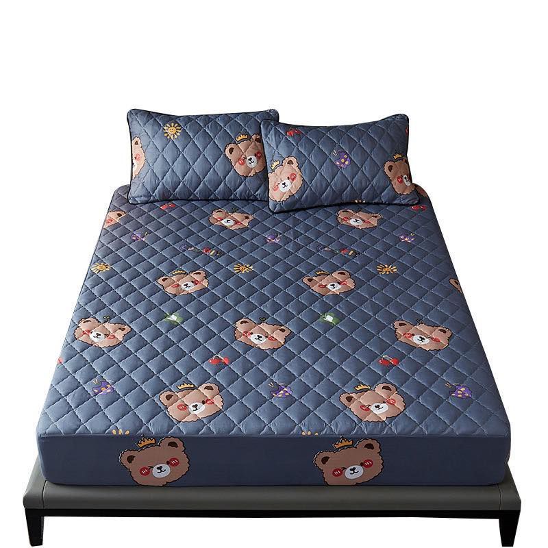 sprei waterproof ukuran 180x200cm-Abu boneka