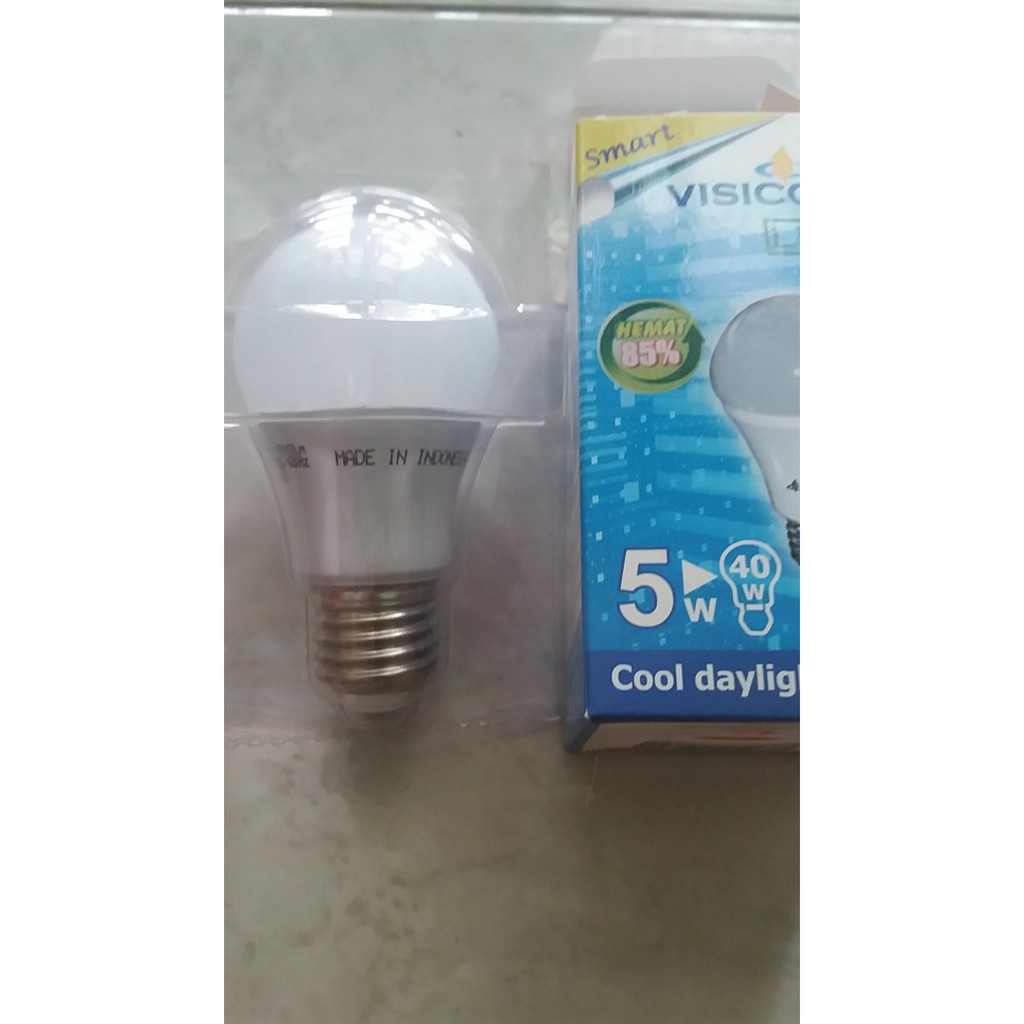 Lampu visicom 5 watt led bulb visicom 5w bohlam led BERGARANSI 1 TAHUN SNI 5watt 5 w GARANSI grosir