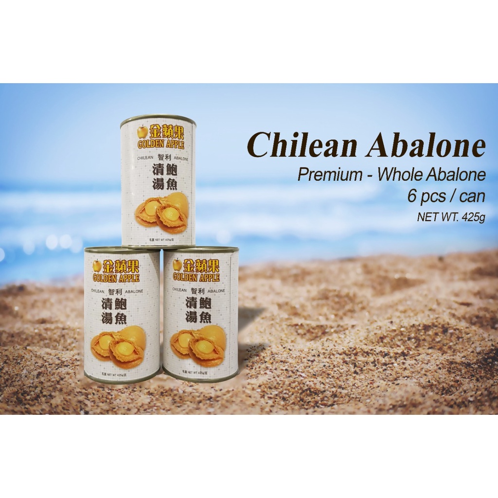 

Chilean Whole Abalone 6 pcs 425 gram