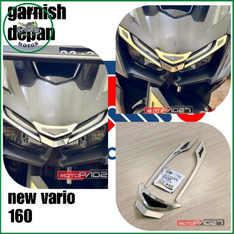 garnis garnish alis lampu depan NEW VARIO 160 premium motopad27