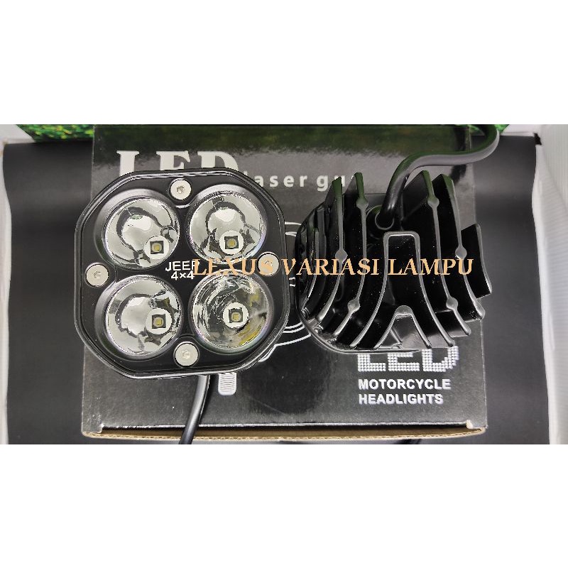Lampu Tembak Led Cree spotlight L4Z 40 watt sepasang+lensa kuning