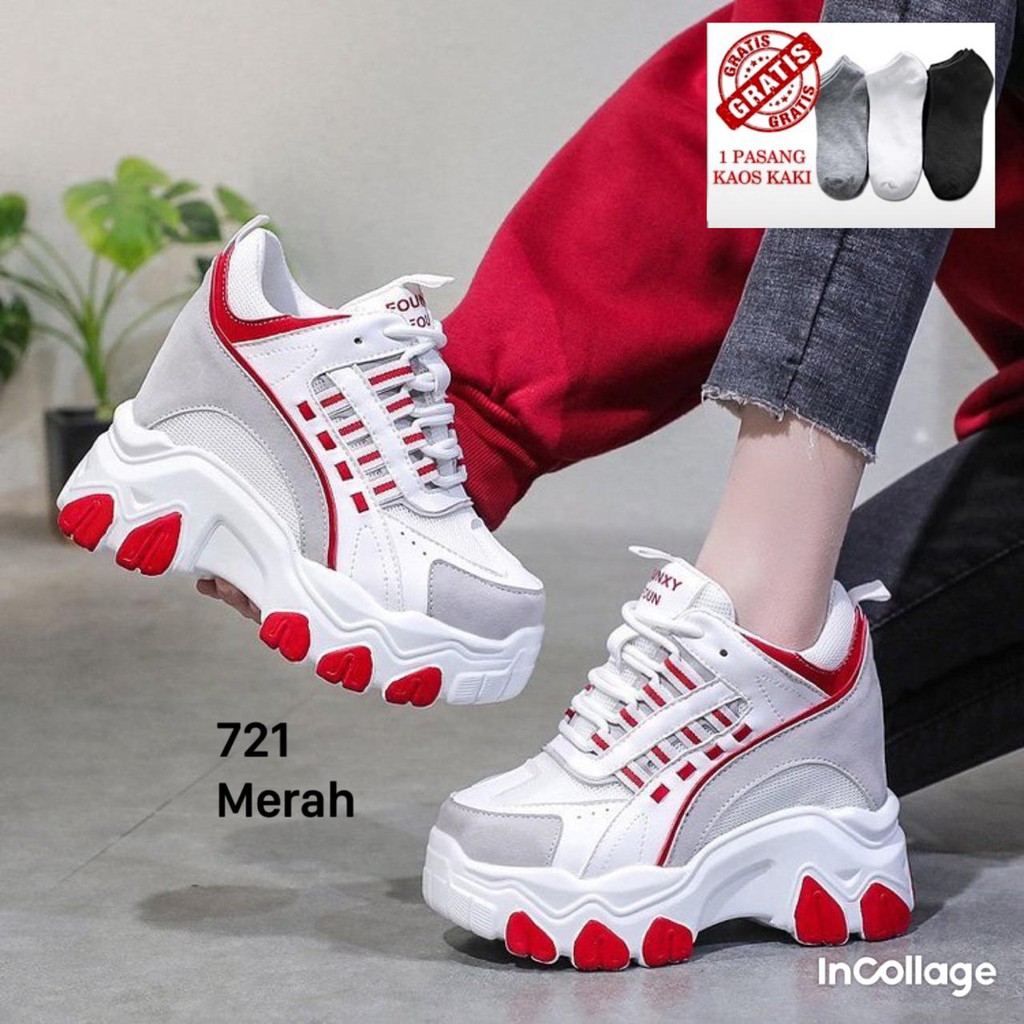 SEPATU WEDGES WANITA IMPOR  FASHION KOREA 721