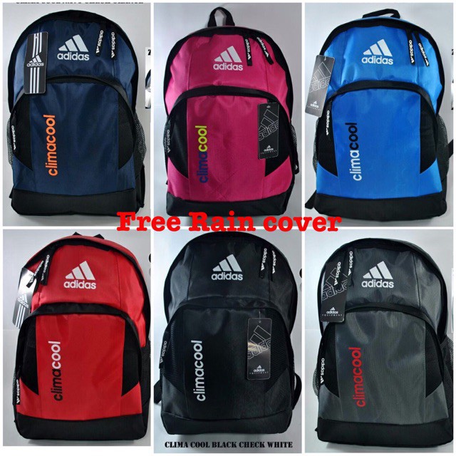 Ransel Olahraga Anak Cowok Cewek climacool + Rain Cover / Bag Cover Murah