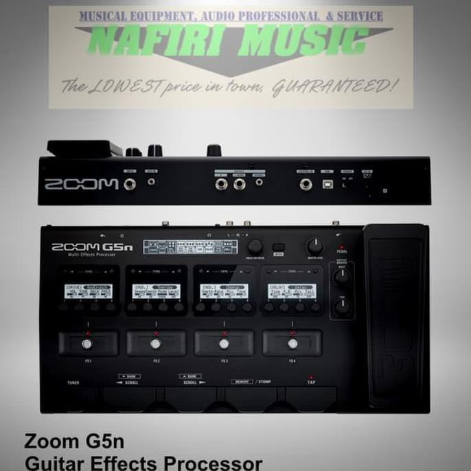 promo Efek Gitar Zoom G5n / Zoom G-5n / Zoom G 5n baru 100% harga murah diskon