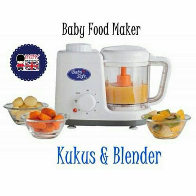 Stream Blander Baby Safe Food Maker Kukus Dan Blender Makanan Bayi Mpasi Perlengkapan Makan Shopee Indonesia