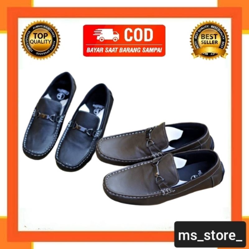 Sepatu Pria casual Gladio GM17 Kulit Asli