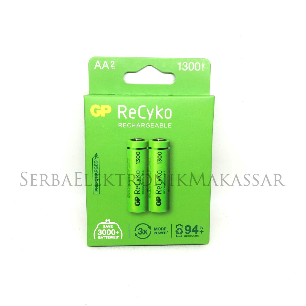 Gosend Grab Only Baterai Cas Batt Charge GP AA 1000mAh / AAA 950mAh / Kotak 8,4V 150mAh Recyko