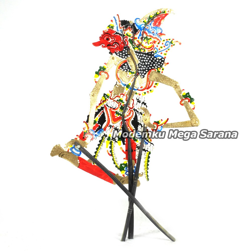 Miniatur Wayang Kulit Mini Halus 20 cm - Rahwana