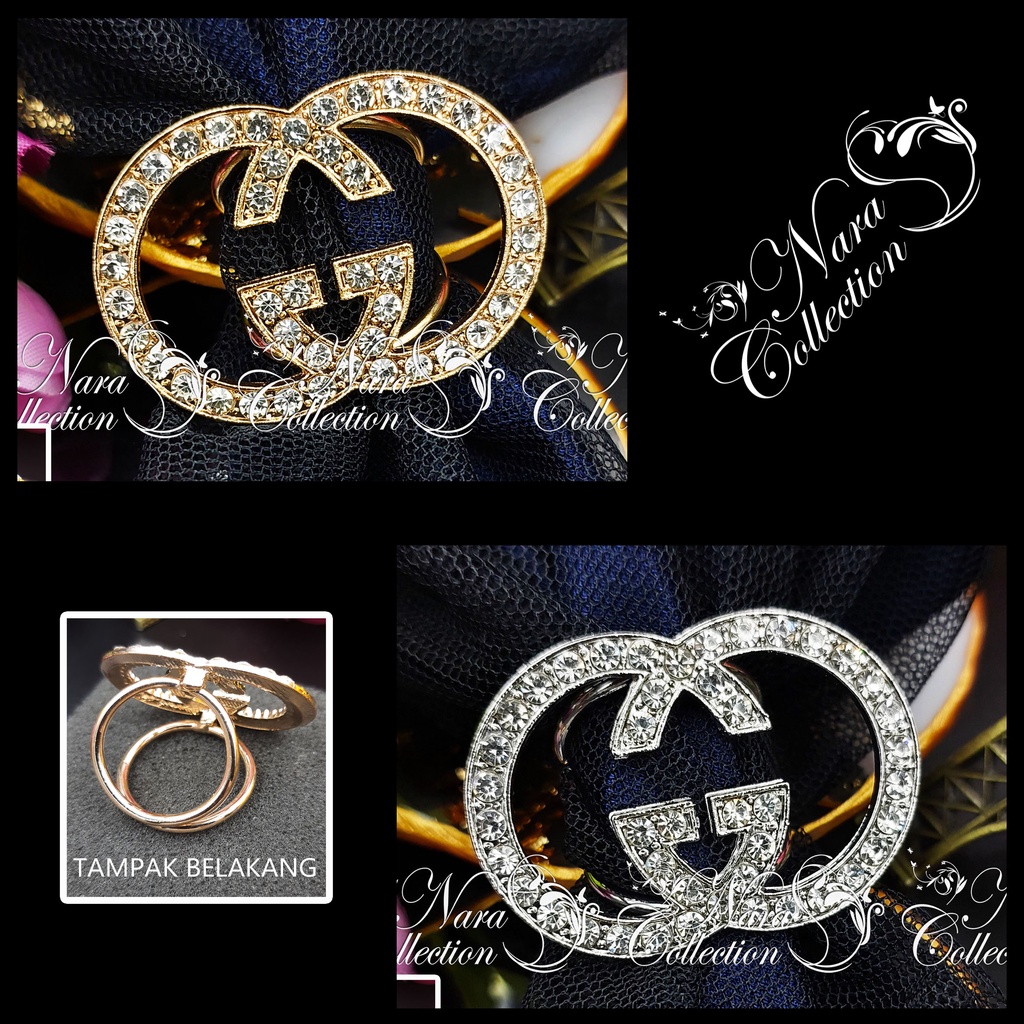 Bros RING CINCIN Branded LOGO Gucciana Elegan Nara Collection COD R-192/193