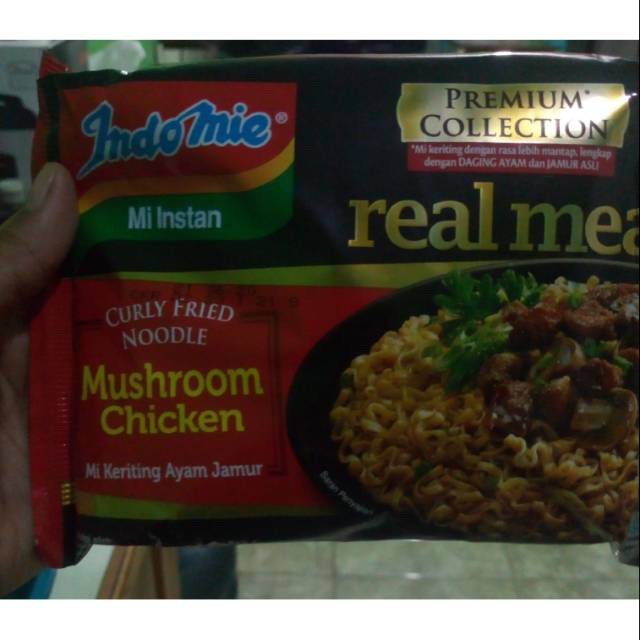 

Indomie /mi instan realmeat dengan rasa baru
