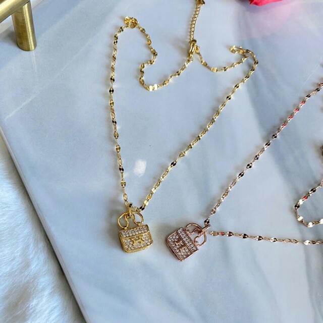 GG Kalung Kekinian Liontin Tas H Titanium#KL-212