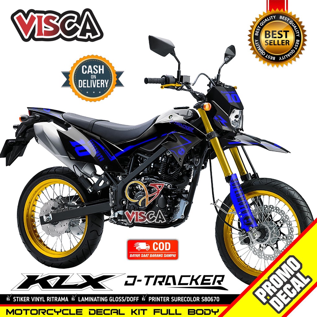 Decal Klx Dtracker 150 Full Body Decal Dtracker 150 Supermoto Full Body Dekal Dtracker 150 Terbaru D