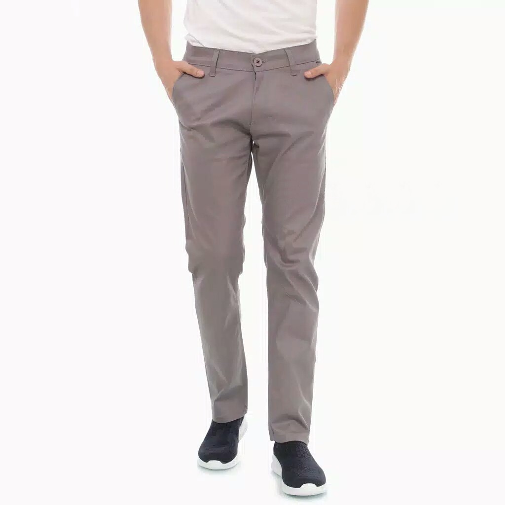 Jual CELANA CHINO Terbaru Chino Pendek Big Size Abu ABU Casual Pria