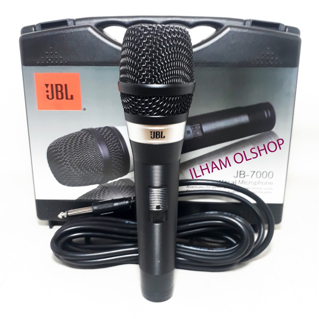 Mic JBL Microphone Kabel JB 7000 mikrofon dilengkapi koper