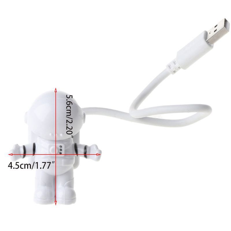 Lampu led usb astronot kabel flexible