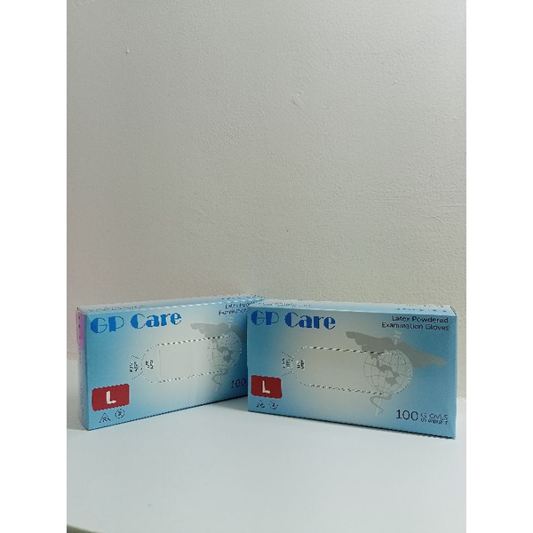 handscoon latex sarung tangan gp care