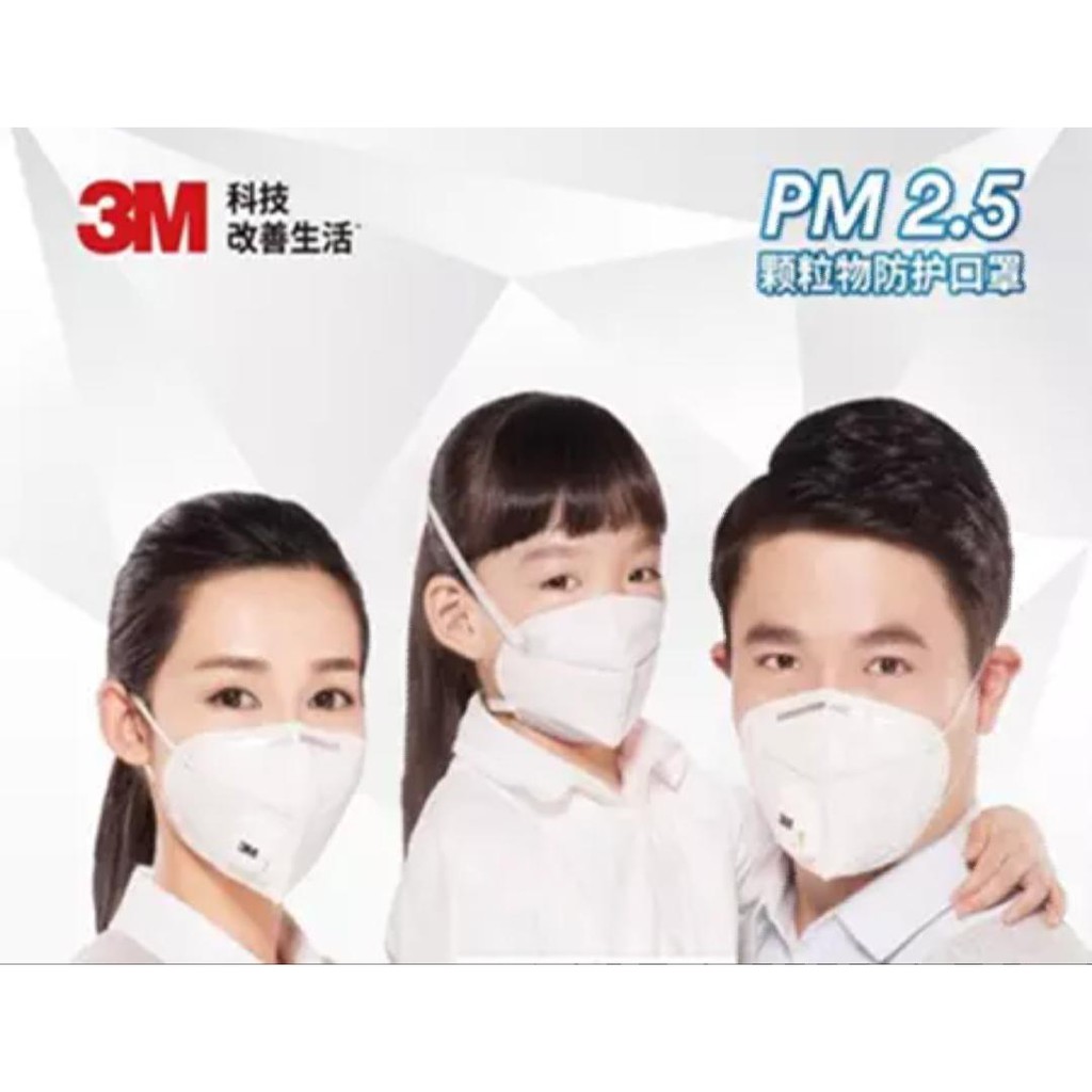 Masker 3M N95 9001 9002 9001V 9002V 9002VZ 9501+ 9502+ 9502V+ Respiratory Mask