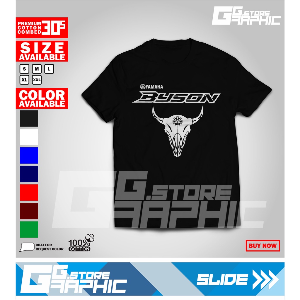 Kaos YAMAHA BYSON LOGO 01 Murah Berkualitas