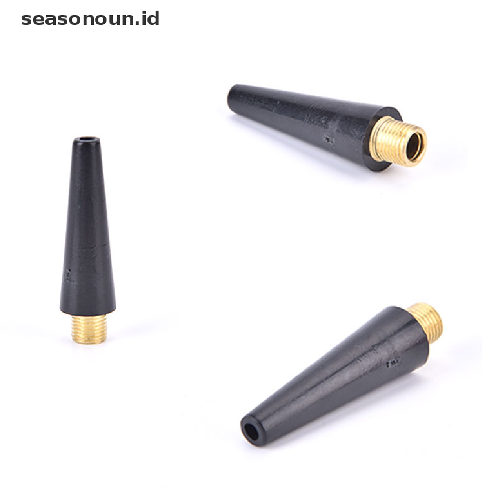 (seasonoun) 4pcs Adapter Nozzle Jarum Untuk Pompa Ban Sepeda / Bola Sepak