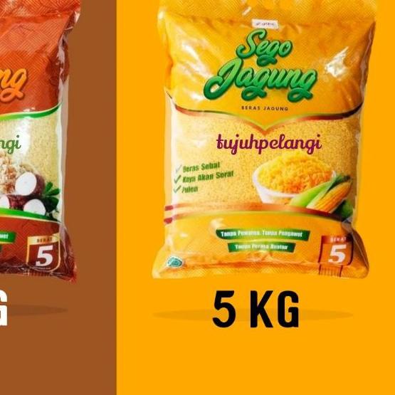 

✼ SEGO JAGUNG SEGO SINGKONG BERAS JAGUNG BERAS SINGKONG 5 KG ☉