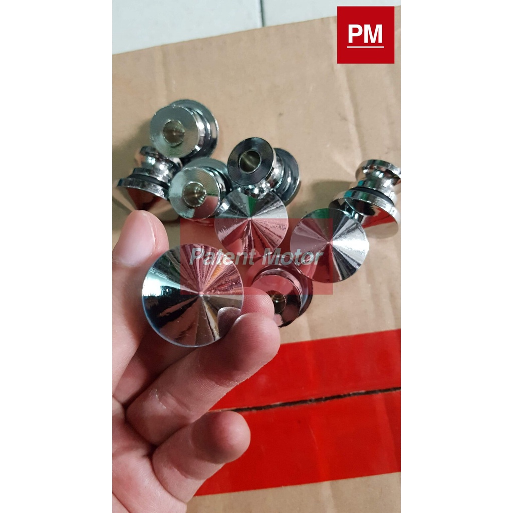 Baut Tutup Monel Tali Kabel RPM Chrome Krom Yamaha RX King Scorpio