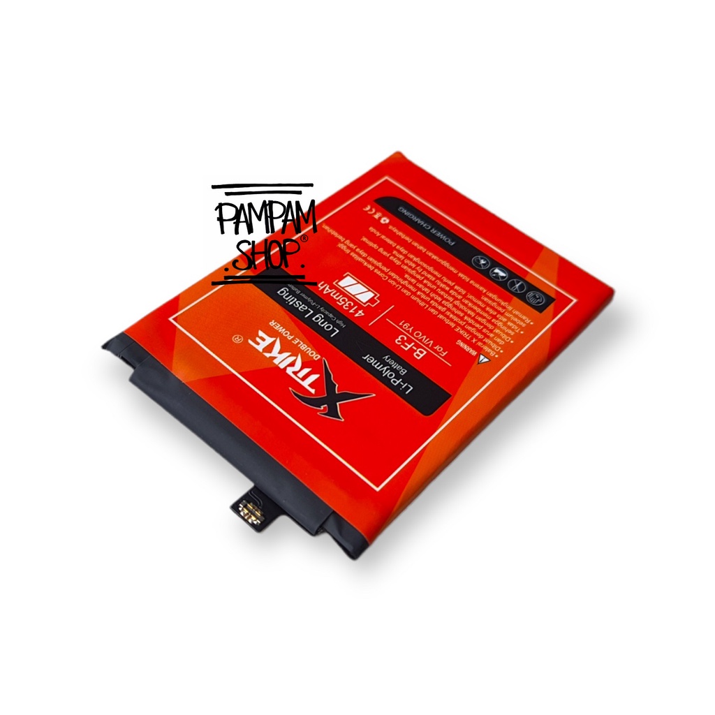 Baterai XTRIKE Double Power Original Vivo Y91 Y93 Y95 B-F3 BF3 Batre Batrai Battery Ori Dual