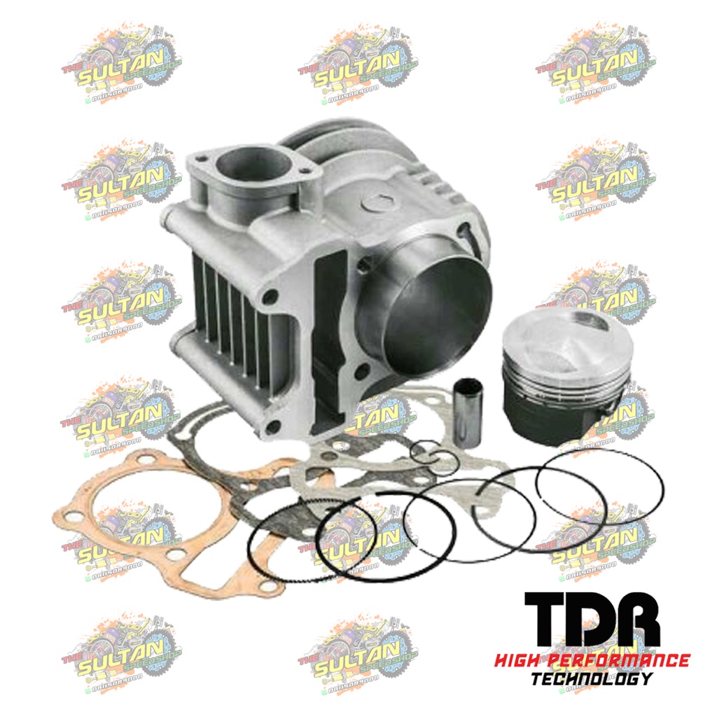 CYLINDER BLOCK KIT 54,5MM BORE UP 130CC BEAT SCOOPY SPACY TDR