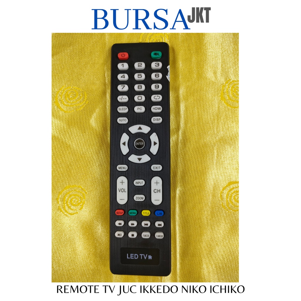 REMOTE LED MULTIFUNGSI ICHIK JUC MIT TANPA SETTING