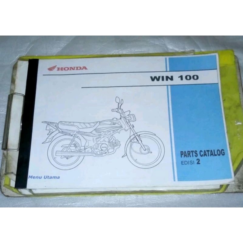 part catalog katalog honda win win100 win 100 win-100