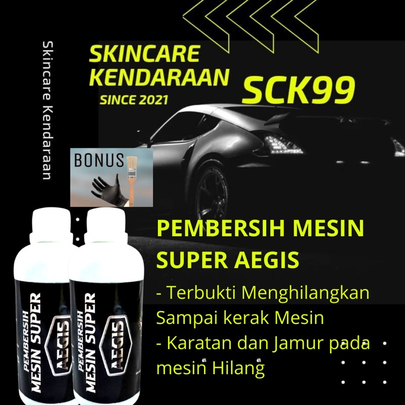Cairan Pembersih Mesin Super 500ML - Penghilang Kerak, Kotoran, Motor