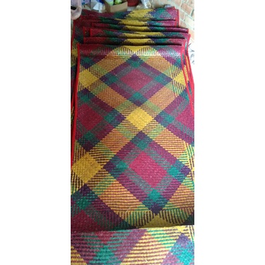 3pcs/tikar purun anyaman asli kerajinan tangan