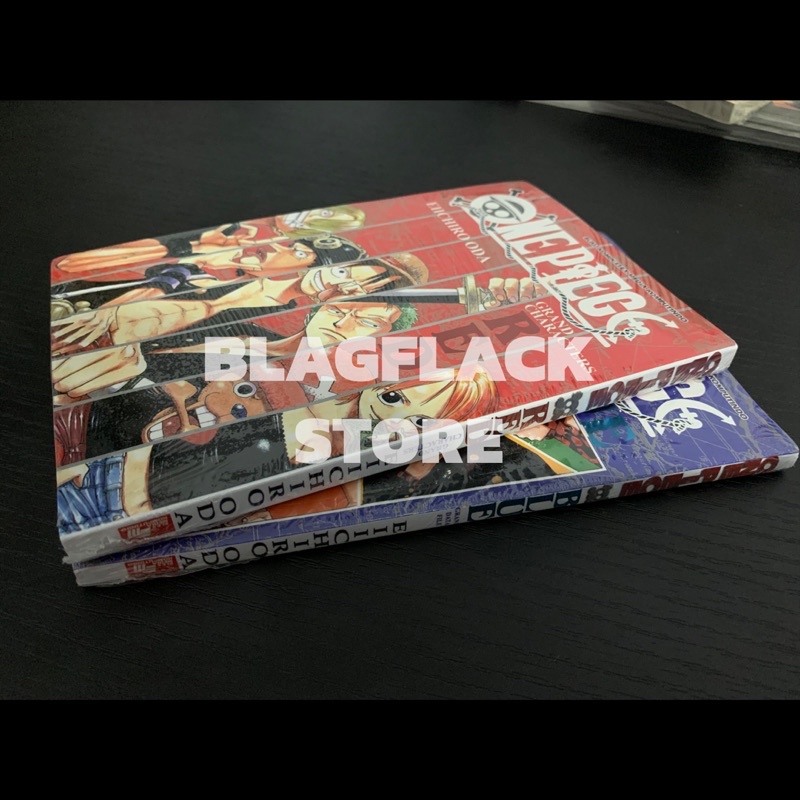 Komik One Piece Data Book (Red & Blue) All Segel