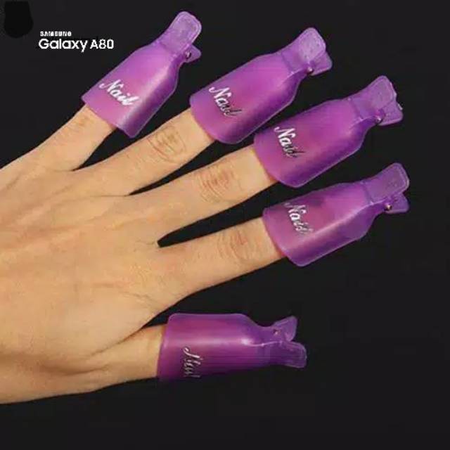 

10 pcs klip pintar bahan plastik akrilik untuk penghapus kutek g