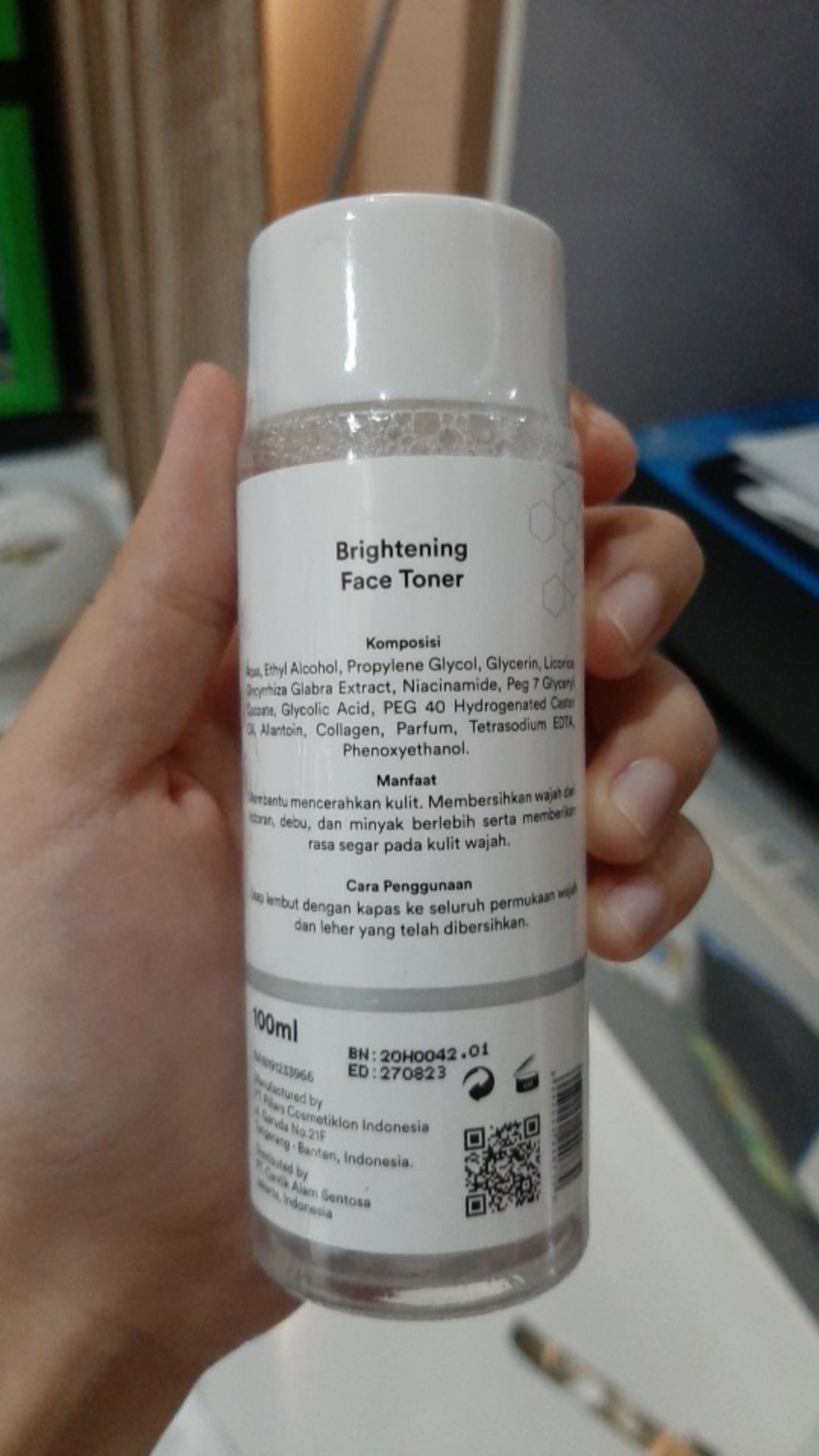 Whitelab Brightening Face Toner | Shopee Indonesia